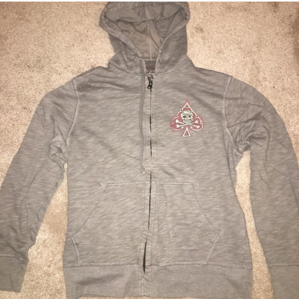 Lucky brand zip up sweatshirt